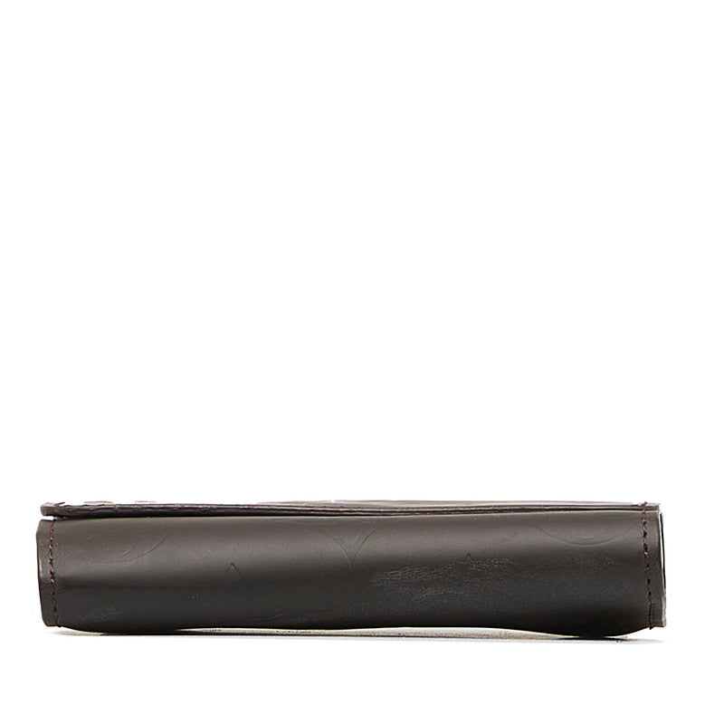 Louis Vuitton Monogram Glass Multicle 6 Keycase M66430 Brown Leather  Louis Vuitton