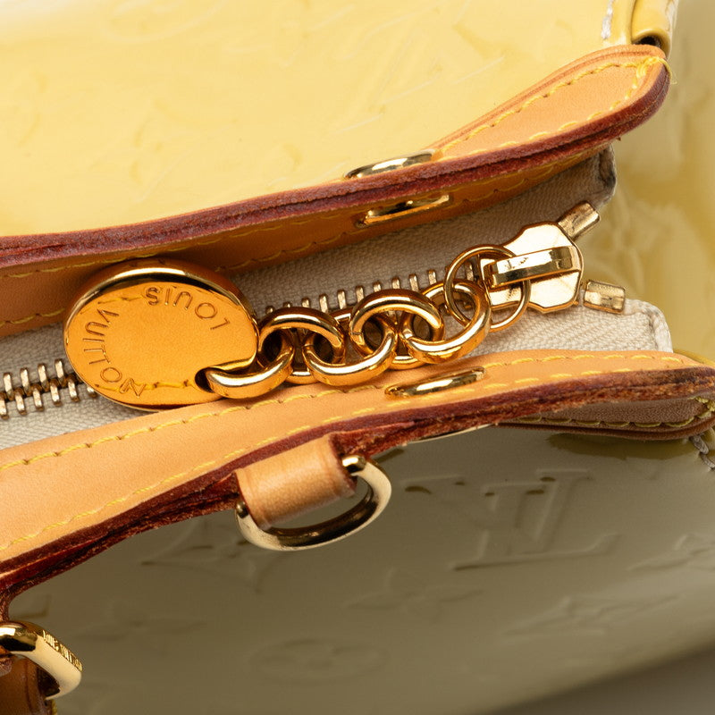 Louis Vuitton Monograms Verney M90108 Handbag Patent Leather Citrine Yellow  Citrus