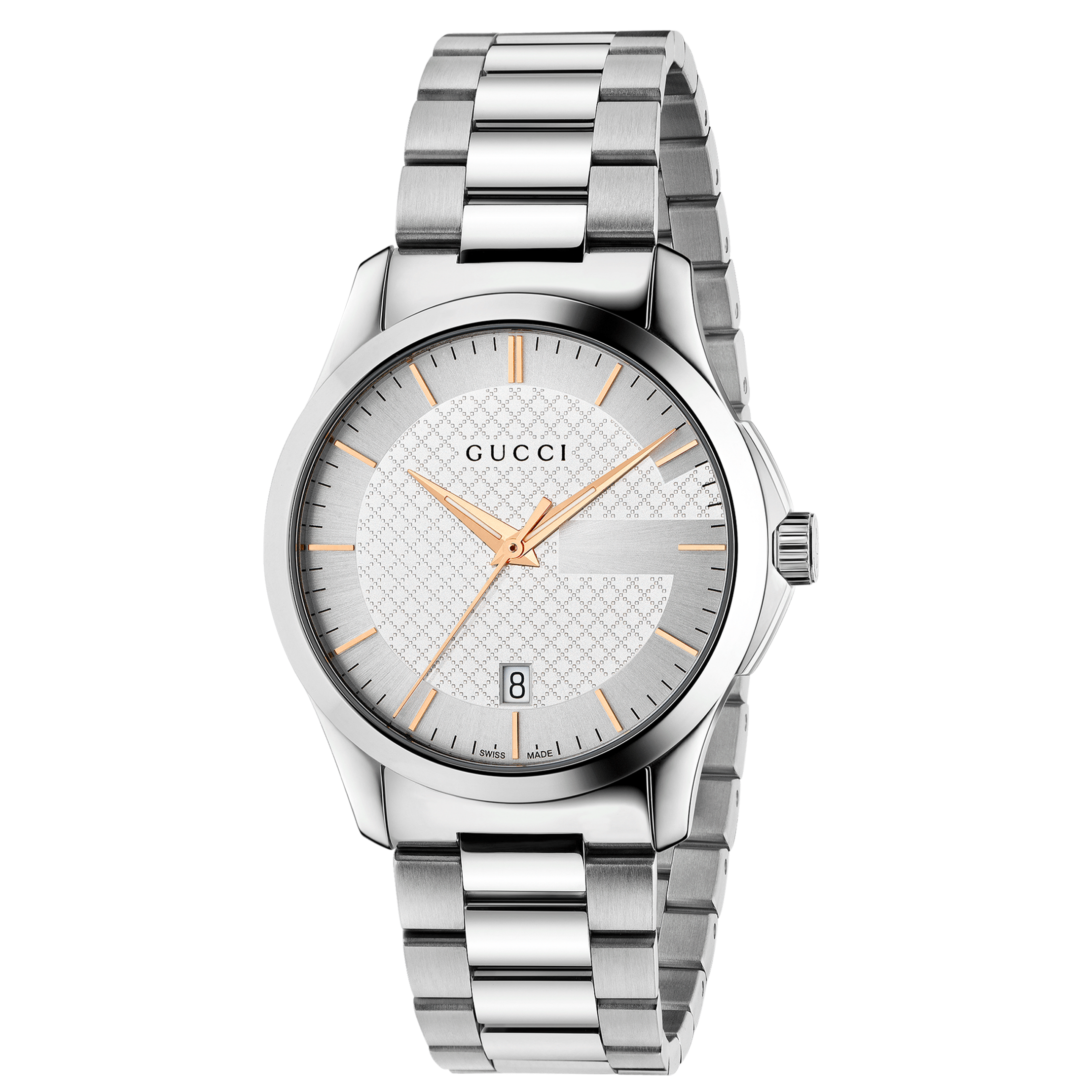 Gucci  G-Timeless Men's Silver Watch YA126442
