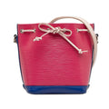 Louis Vuitton Epic Nano Noe Slipper Shoulder Bag M42502 Hot Pink Blue Leather  Louis Vuitton