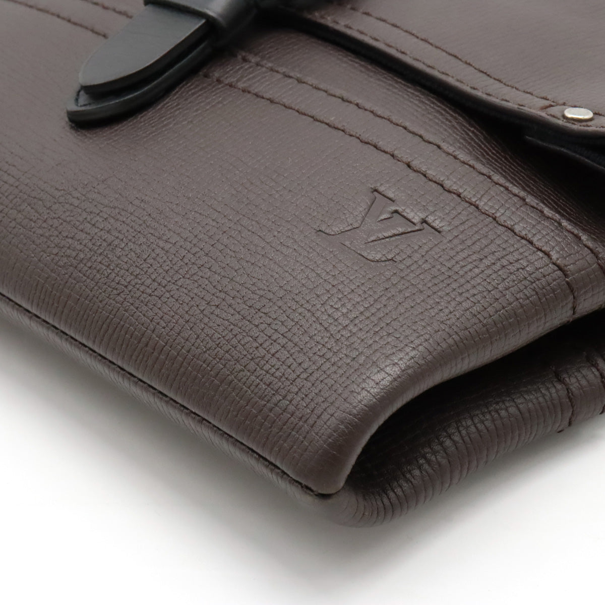 Louis Vuitton Louis Vuitton Utah Canyon Messenger PM Messenger Bag Leather Maron Tea Brown M54962