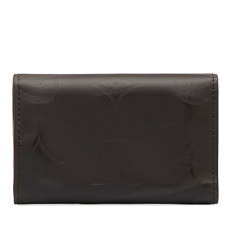 Louis Vuitton Monogram Glass Multicle 6 Keycase M66430 Brown Leather  Louis Vuitton