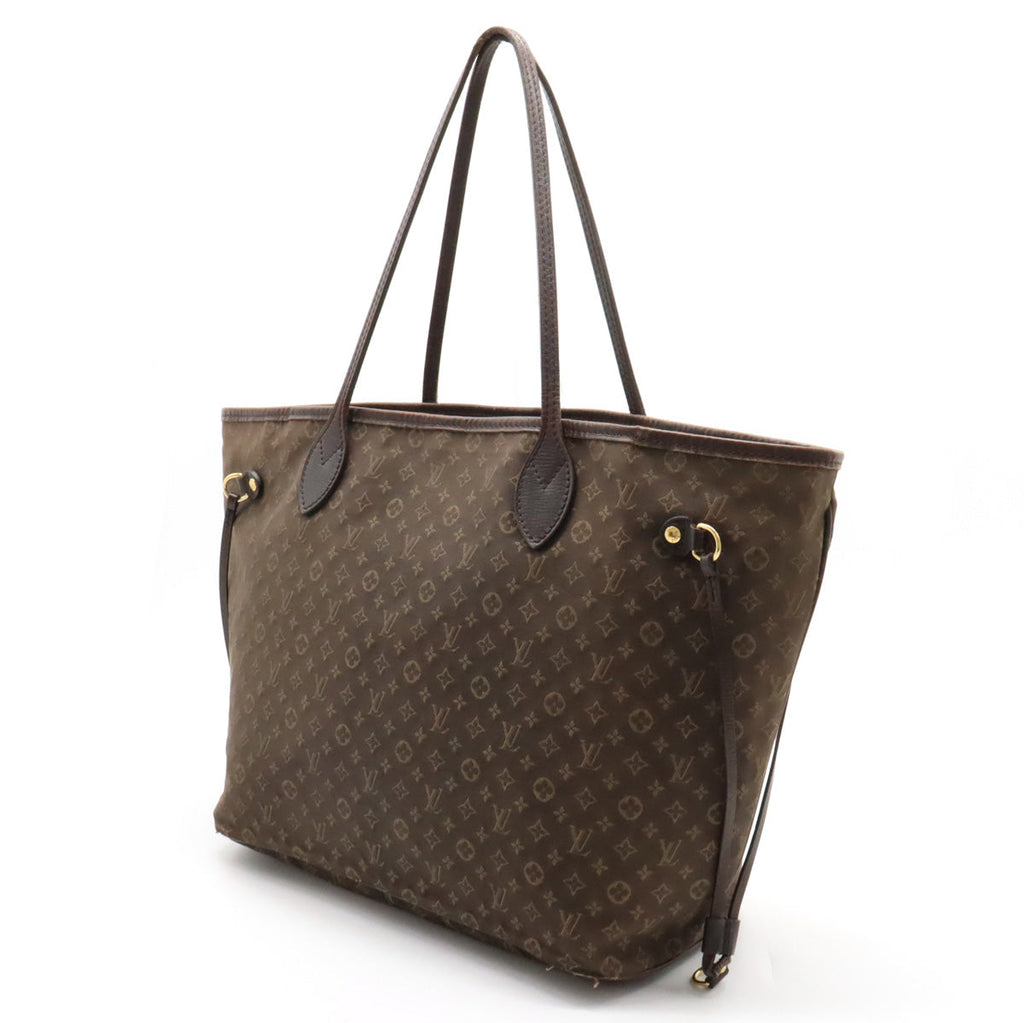 Louis Vuitton Louis Vuitton Monogram Idil Newarf MM Tortoise Bag Linen Huzan Brown M40513