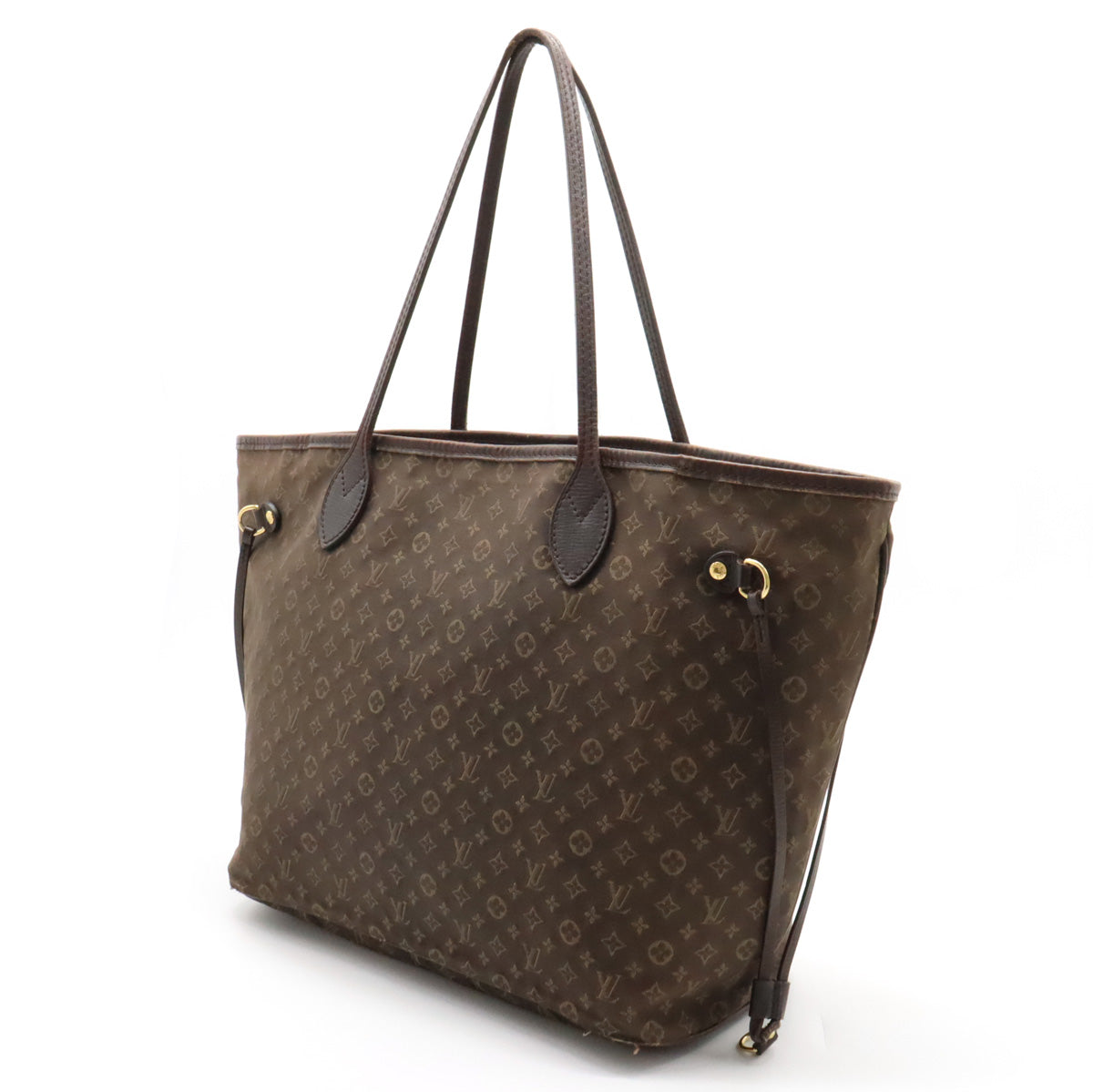Louis Vuitton Louis Vuitton Monogram Idil Newarf MM Tortoise Bag Linen Huzan Brown M40513