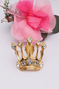 Broche couronne Dior