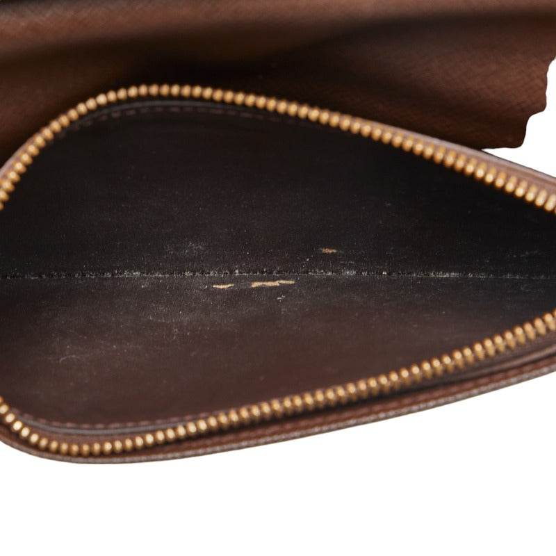 Louis Vuitton Damiere Portfolio Brother Long Wallet N60017 Brown PVC Leather  Louis Vuitton