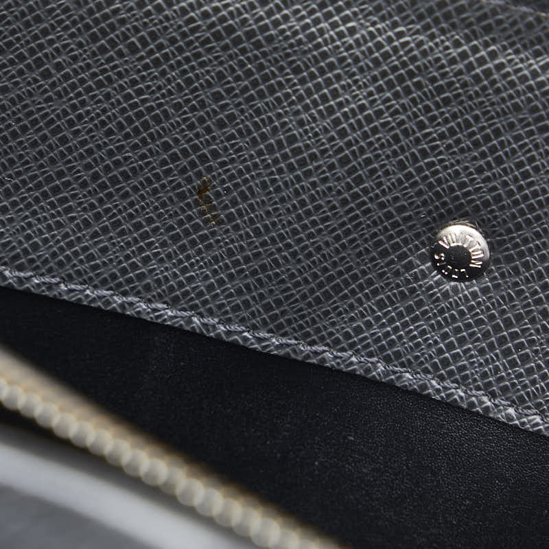 Louis Vuitton Porte Document Business Bag in Taiga Black M30052