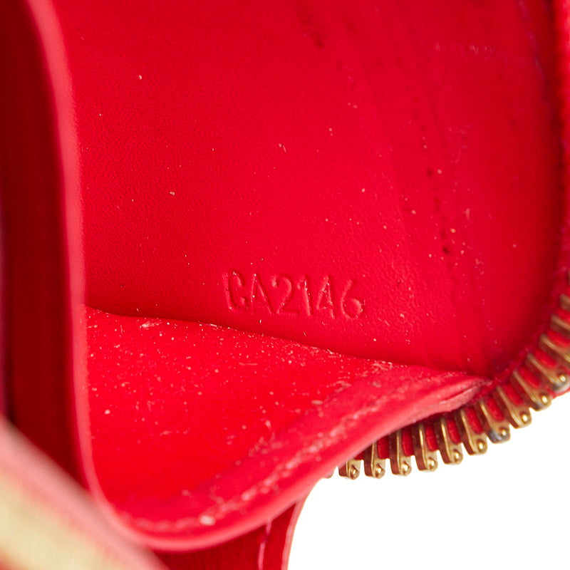 Louis Vuitton Monograms Verney Zippie Wallet Long Wallet M93058 Hot Pink Patent Leather  Louis Vuitton