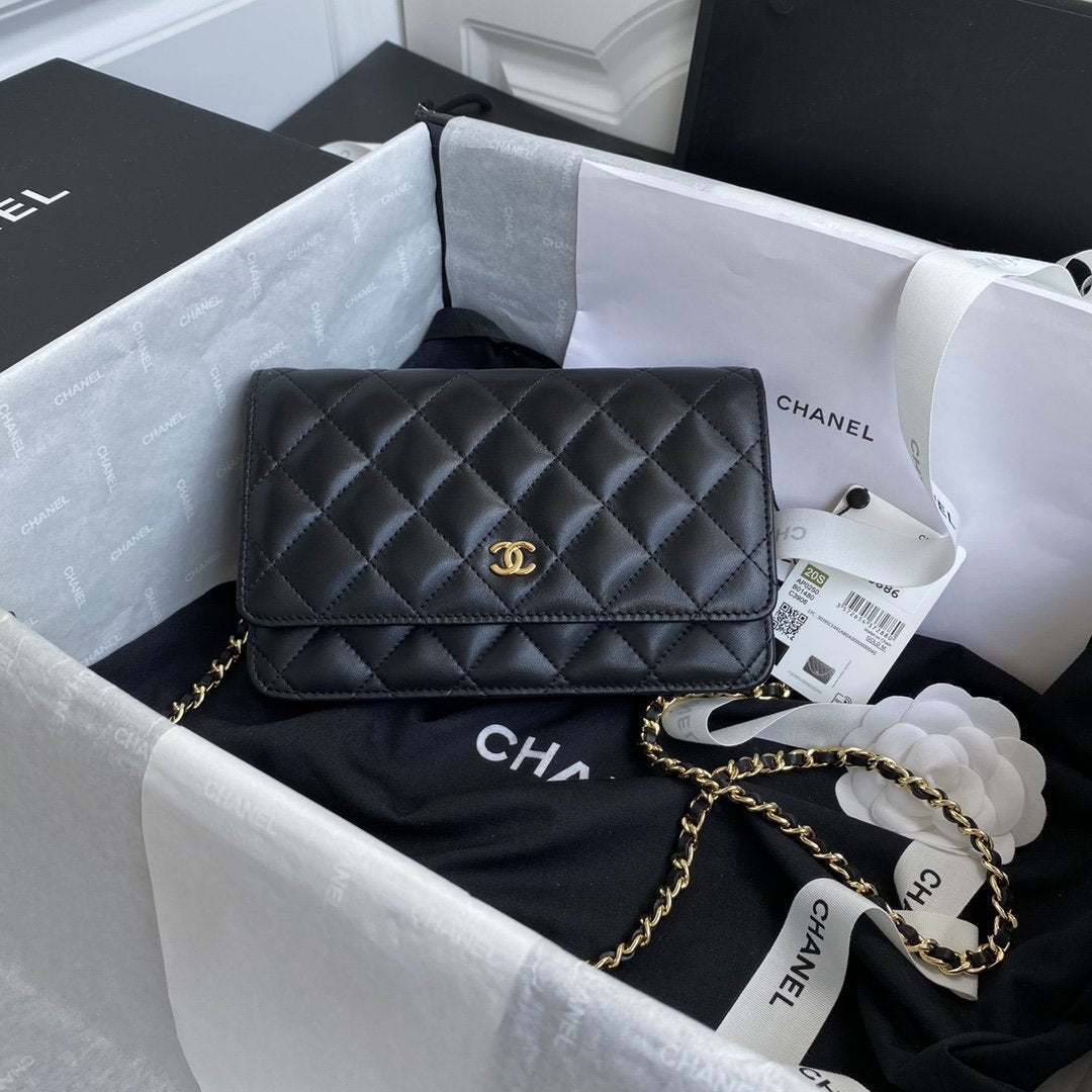Chanel Wallet on chain Black Lambskin