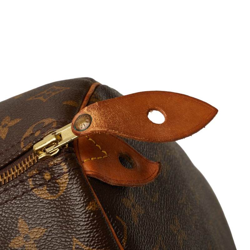 Louis Vuitton Monogram Speed 35 Handbag Boston Bag M41524 Brown PVC Leather  Louis Vuitton