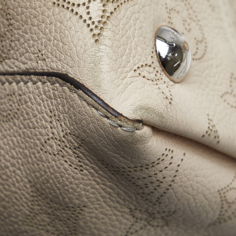 Louis Vuitton Monogram Machina M51950 Handbag Leather Crem Beige Ladies