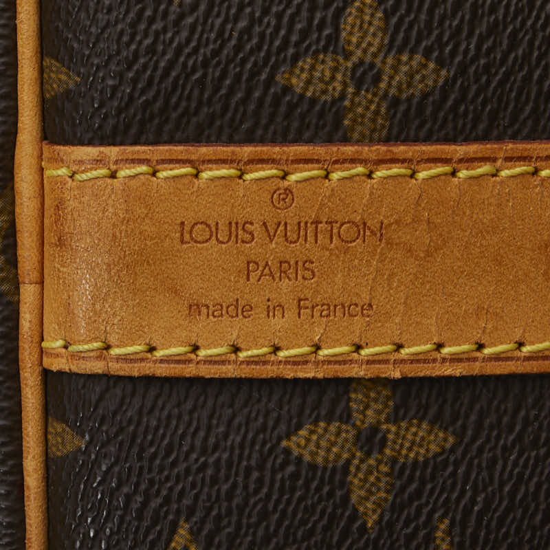 Louis Vuitton Monogram Keepall Bandouliere 45 Boston Bag M41418 Brown
