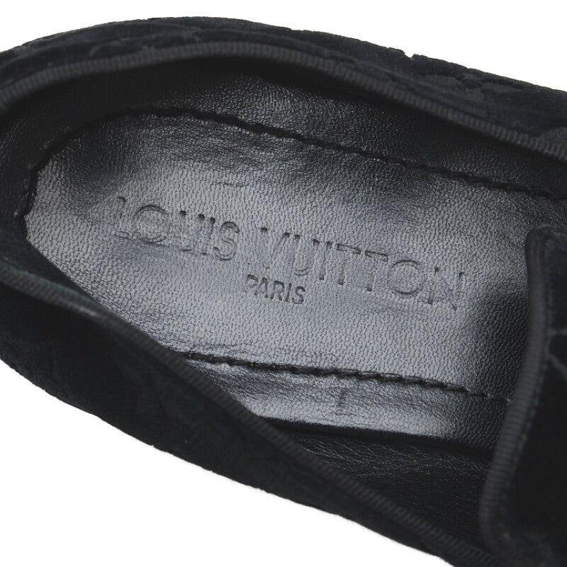 Louis Vuitton Loafer Slipper in Monogram Size: 40 Men’s ST1014 Black