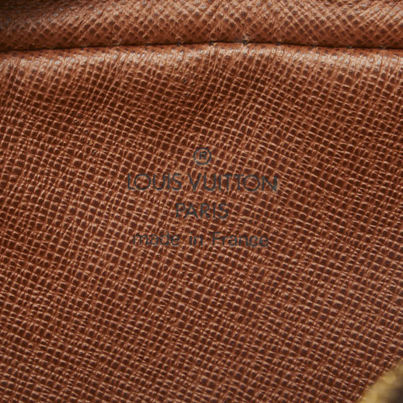 Louis Vuitton Monogram Danube Slipper Shoulder Bag M45266 Brown PVC Leather  Louis Vuitton