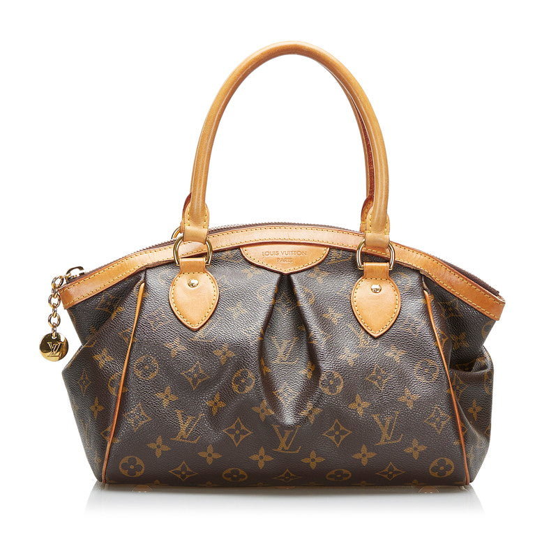 Louis Vuitton Monograms M40143 Handbag PVC/Leather Brown