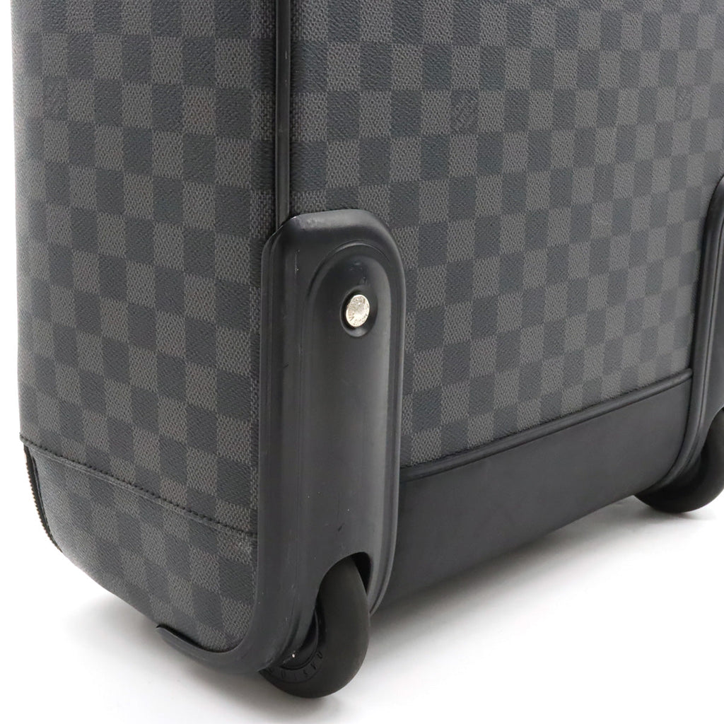LOUIS VUITTON Pegase 45 Rolling Suitcase Damier Graphite N23302