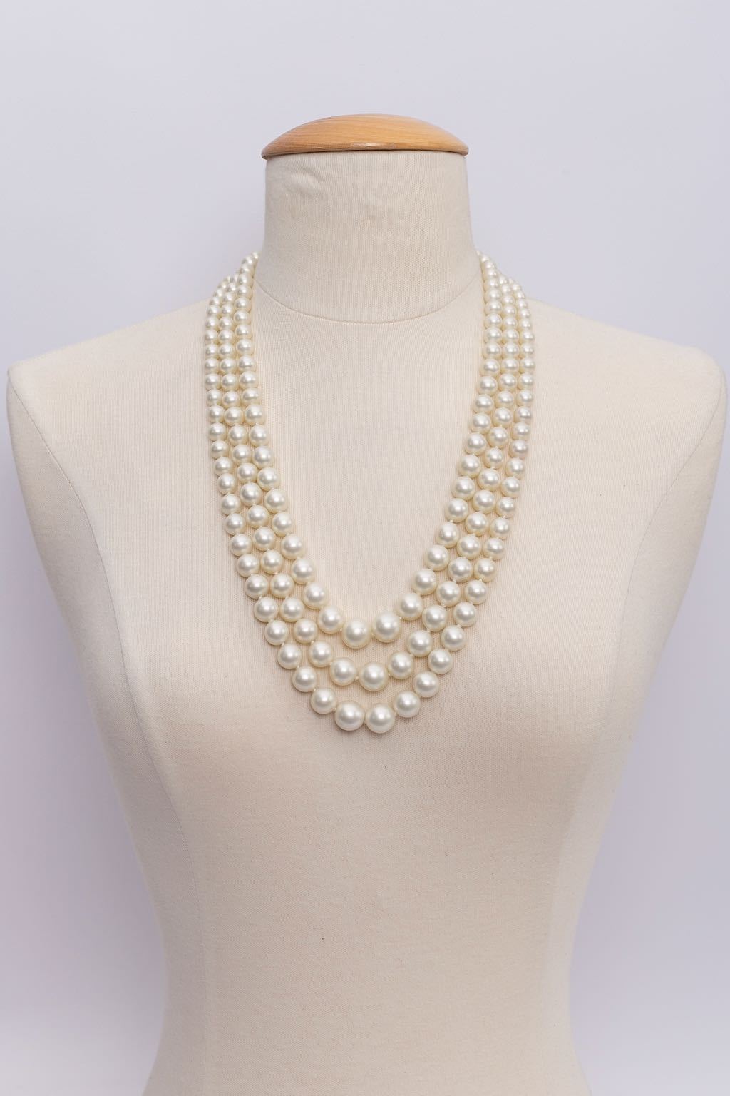 Collier de perles nacrées Dior (attribué à)