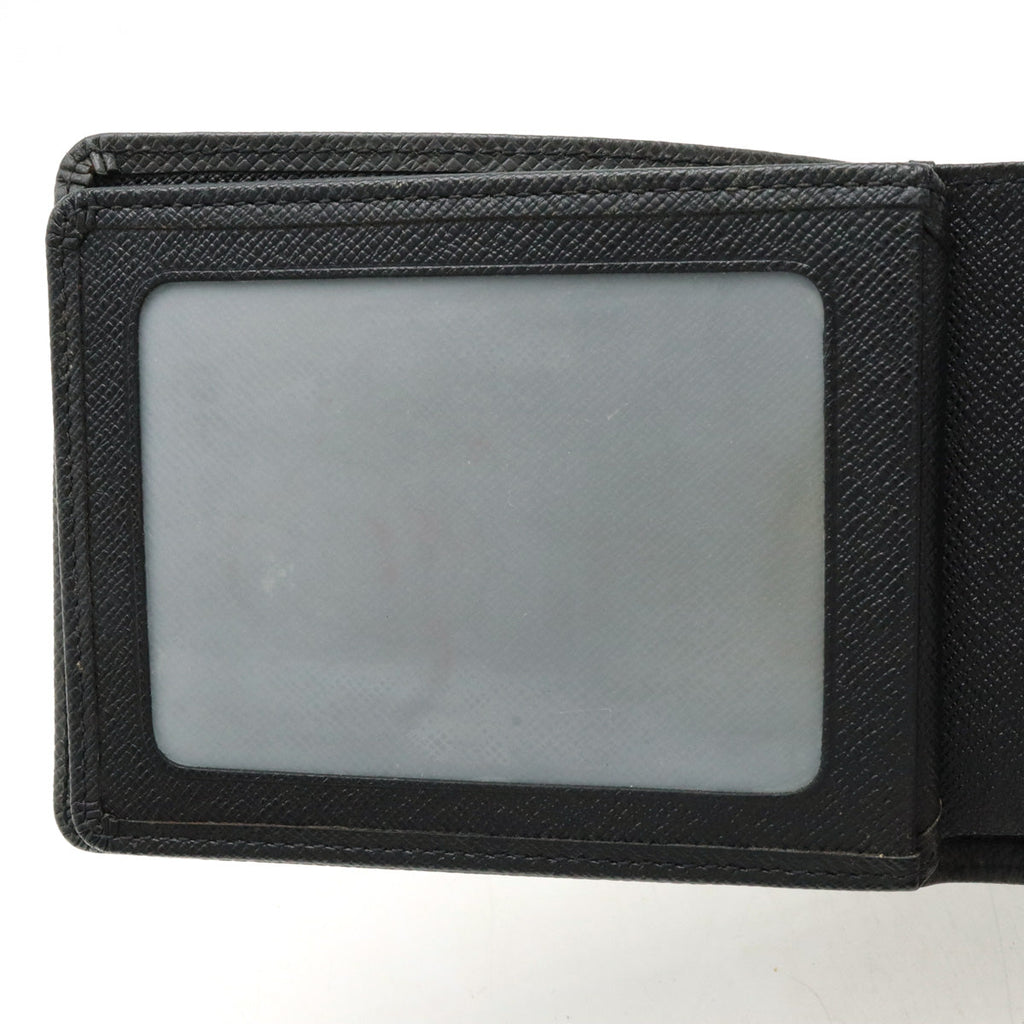 Louis Vuitton Louis Vuitton Tiger Portfolio Florine Wallet Double Folded Wallet Leather Old Black M31112
