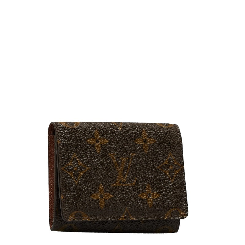 Louis Vuitton Monogram Amverop Cult du Visit Cardcase M62920 Brown PVC Leather Ladies Louis Vuitton