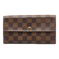 Louis Vuitton Louis Vuitton Damière N61725 Long Wallet PVC/Laser Evan Brown Ladies, Paris