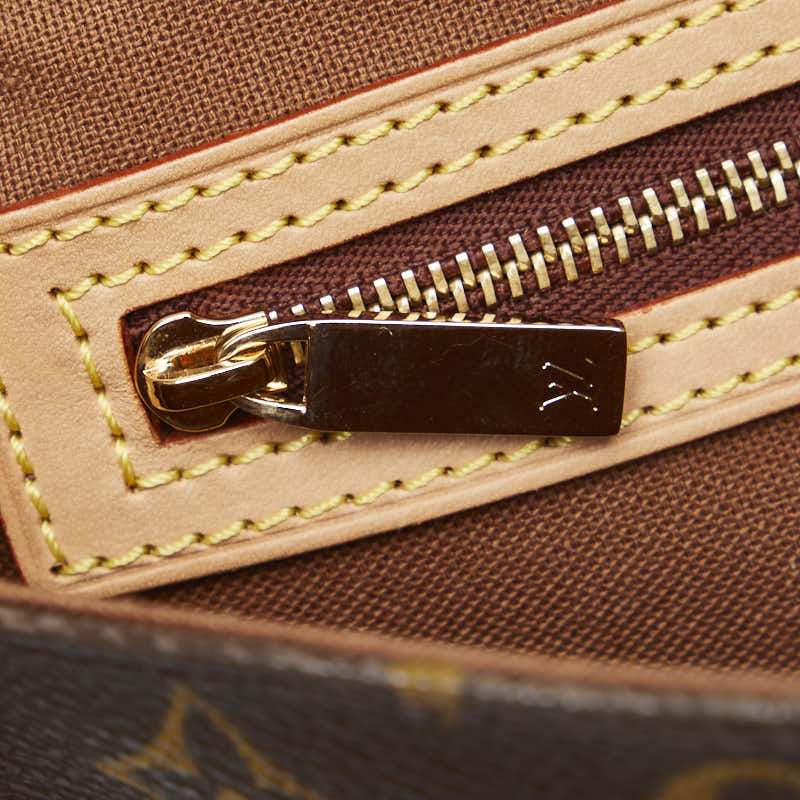 Louis Vuitton Monograms Miniature Shoulder Bag M51147 Brown PVC Leather  Louis Vuitton
