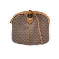 Gucci Vintage Beige Monogram Canvas Small Crossbody Bags