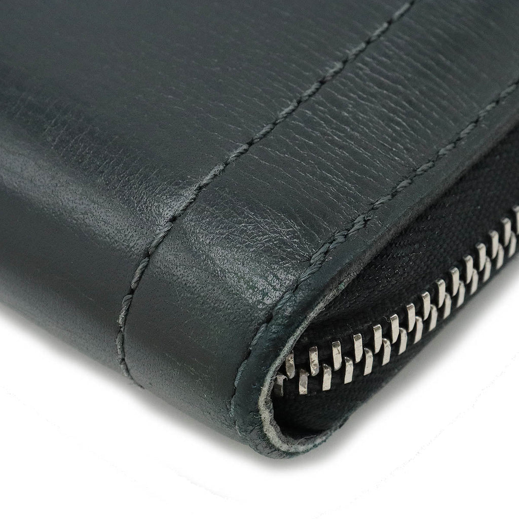 Louis Vuitton Louis Vuitton Utah Jeepy Organizer Round  Long Wallet Carf Leather Basalt Initial Inlet M97026