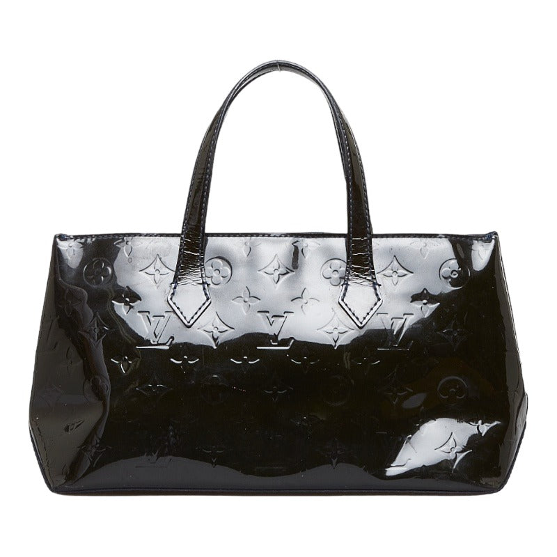 Louis Vuitton Monogram Verney Wilshere PM Handbag M91451 Blue Amphitheater Black Patent Leather  Louis Vuitton