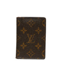 Louis Vuitton Monogram Organizer Du Posch Card Case M61732 Brown PVC Leather  Louis Vuitton