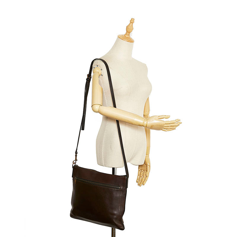 Louis Vuitton Utah Sacca M92073 Coffee Brown Leather Men Louis Vuitton