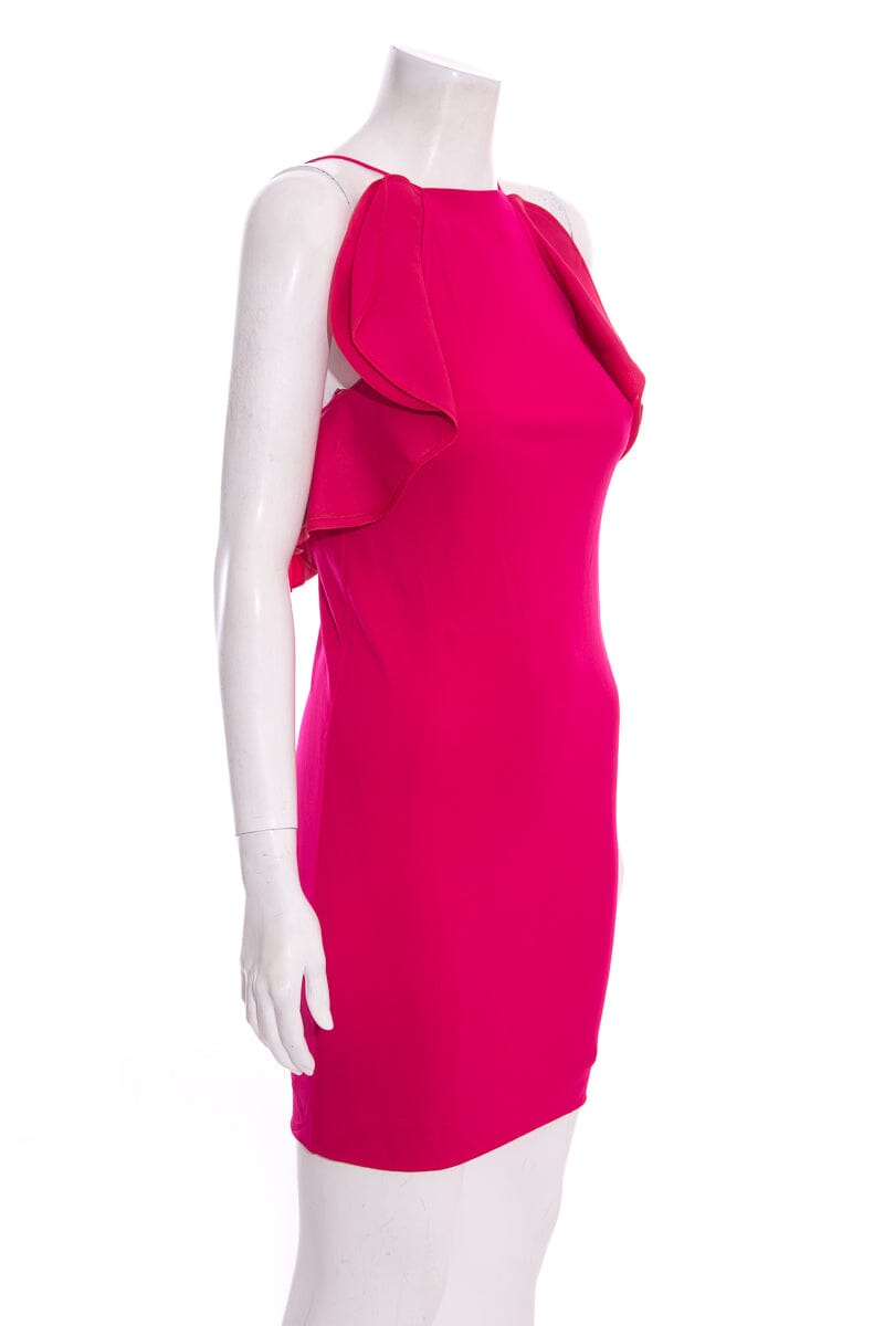 Gucci Pink Ruffle Mini Dress SZ S