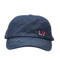 Louis Vuitton Tricolor Damière LV Logo Cap Casket M78543 Navi Cotton Men Louis Vuitton