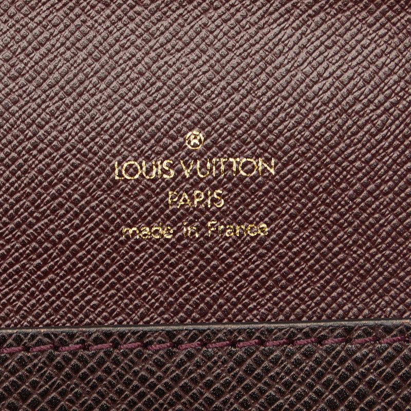 Louis Vuitton Tiger Documentary Case  M99087 Acai Berry Leather  Louis Vuitton