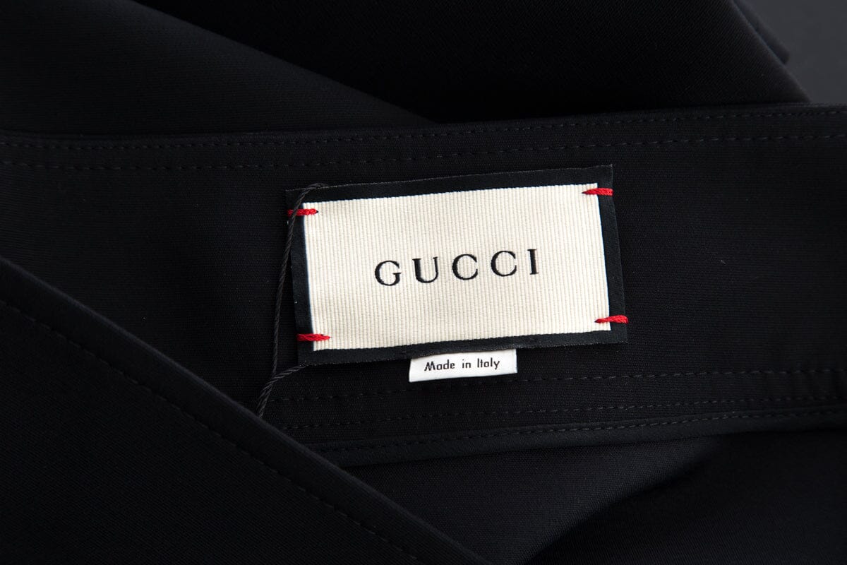 Gucci Black Knee Length Skirt SZ 42