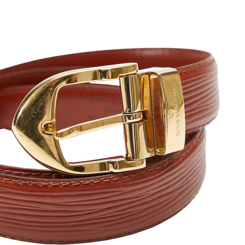 Louis Vuitton Epic Sanctuary Classic Belt R15003 Kenyan Brown Leather  Louis Vuitton