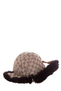 Gucci Vintage GG Fur Lined Hat