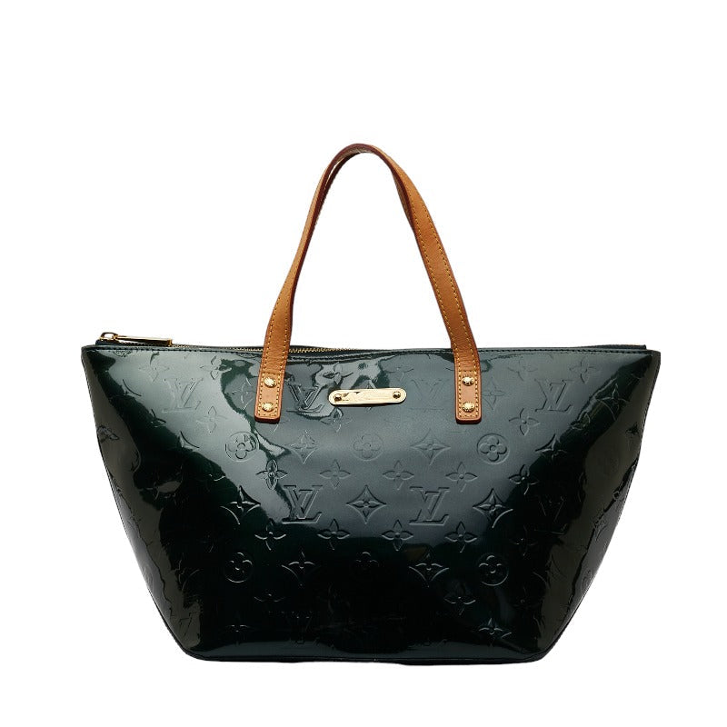 Louis Vuitton Monogram Verney Belvue PM Handbag M93671 Blue New Green Patent Leather  Louis Vuitton