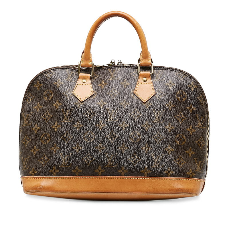 Louis Vuitton Monogram Alma Handbag M53151 Brown PVC Leather  Louis Vuitton
