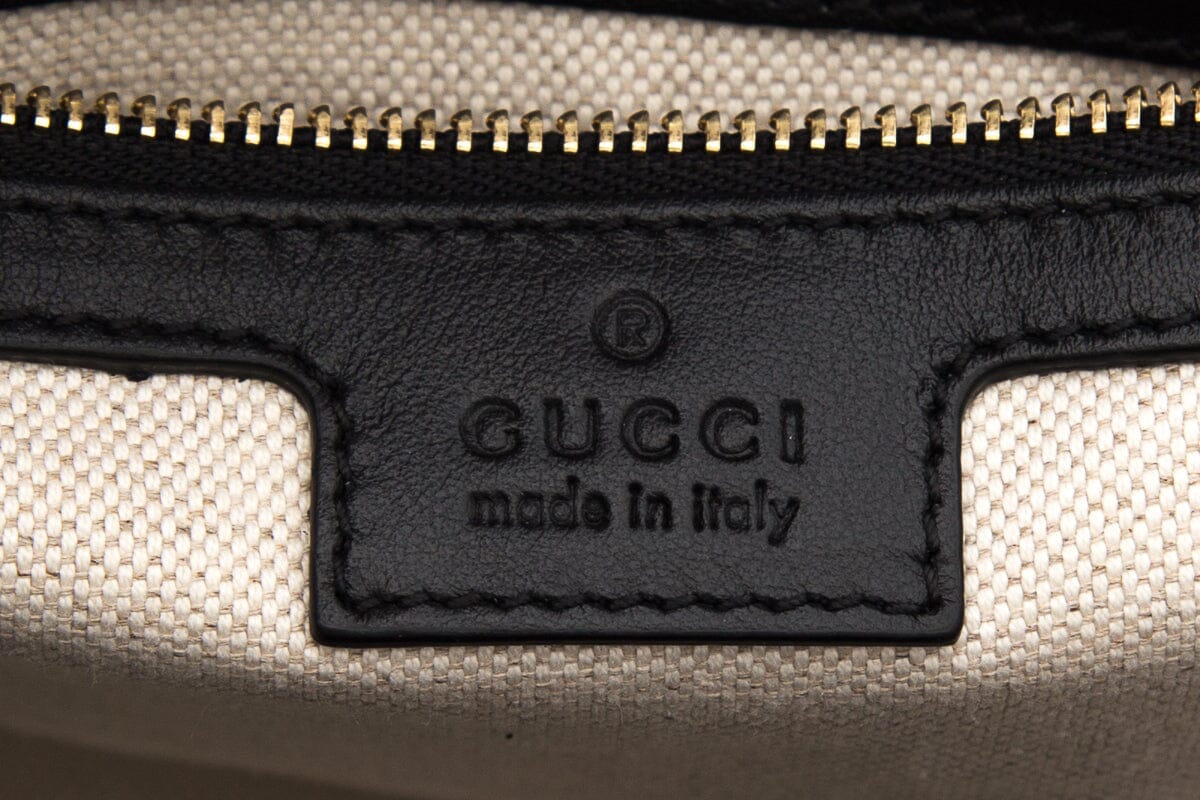 Gucci Black Puff Leather Tote