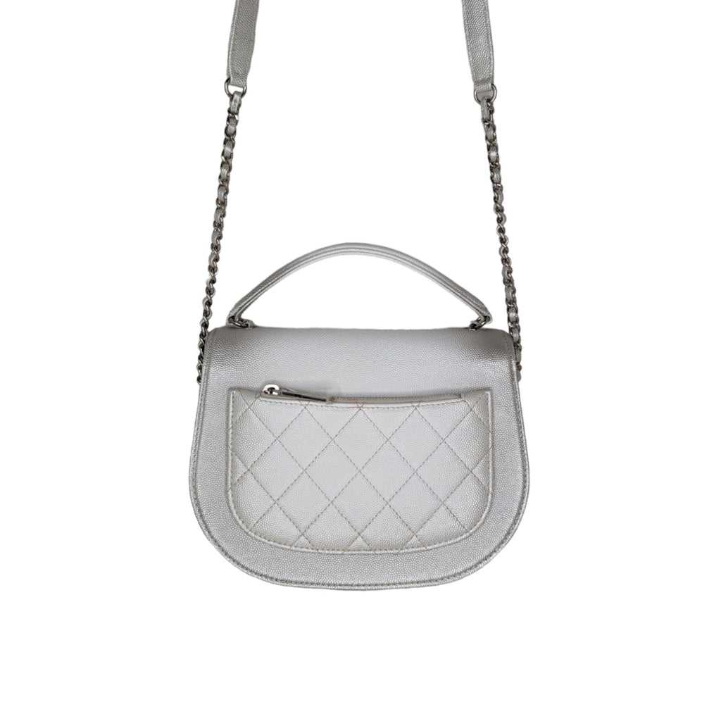 Chanel Calfskin Quilted Small Coco Curve Messenger Flap