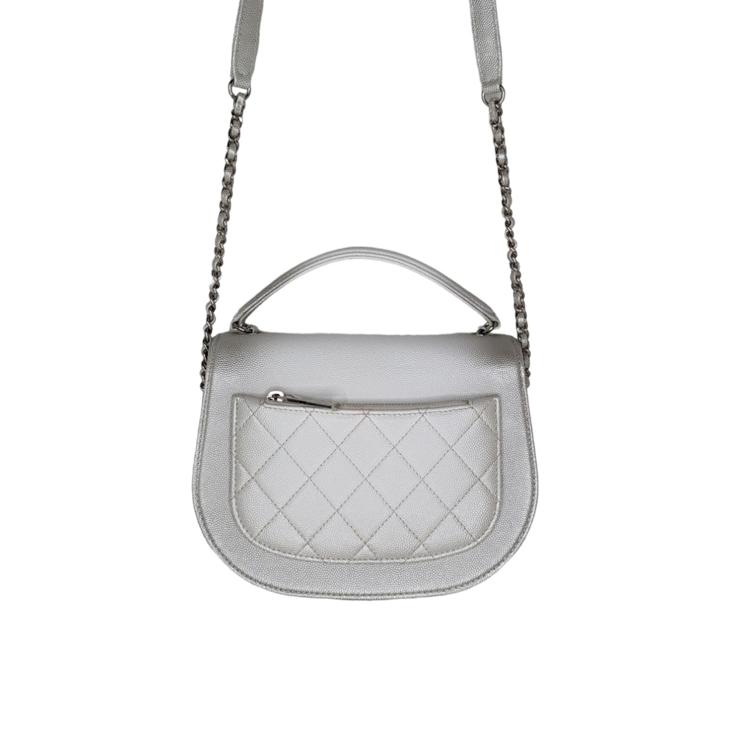 Chanel Calfskin Quilted Small Coco Curve Messenger Flap
