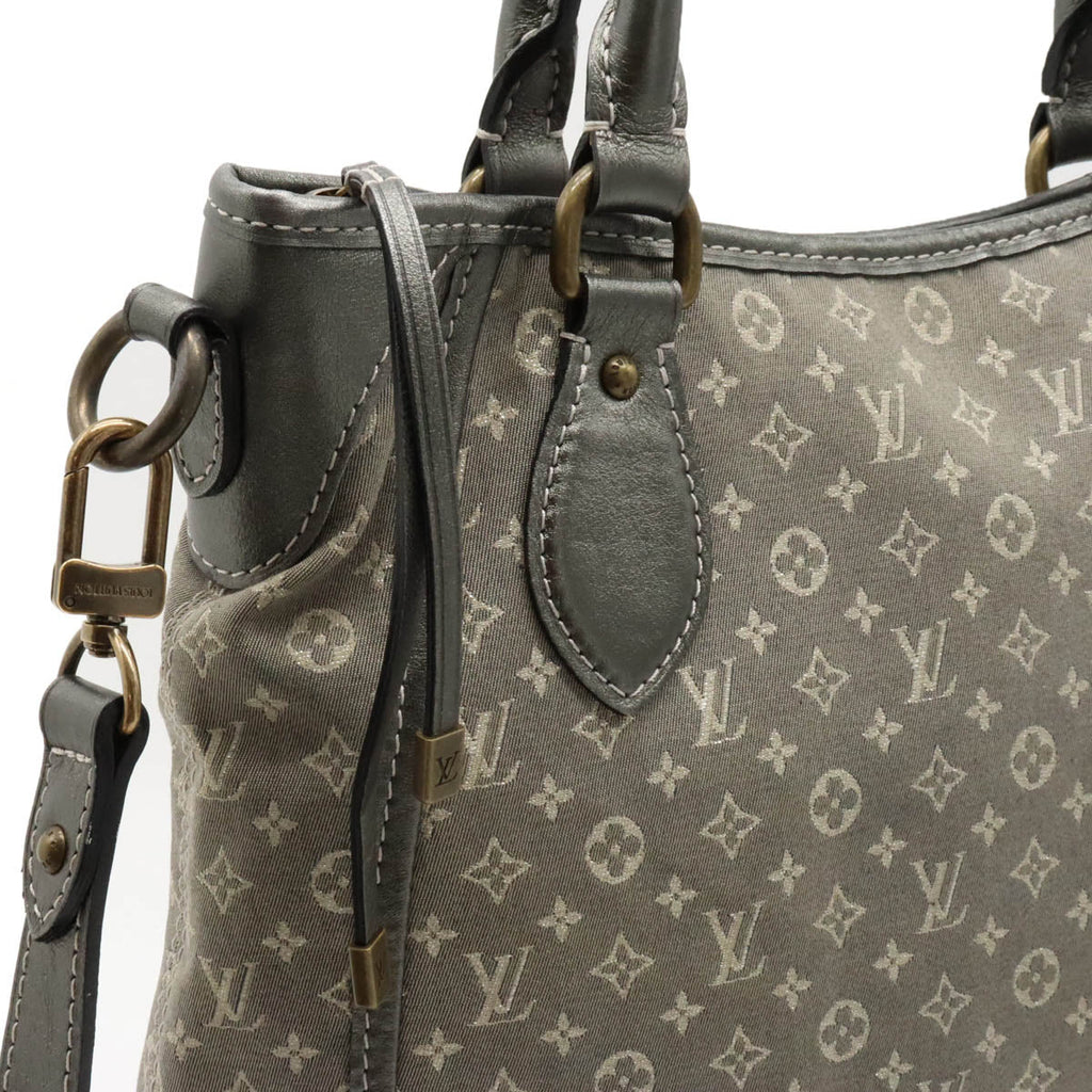Louis Vuitton Monograms Miniature Buzz Angel Shoulder Bag 2WAY Handbag Platinum Gray M95622