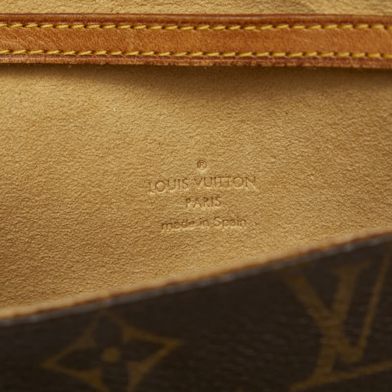 Louis Vuitton Monogram  Twin PM Shoulder Bag M51854 Brown PVC Leather  Louis Vuitton