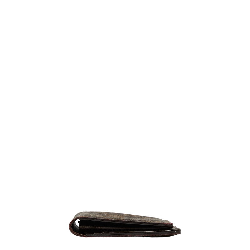 Louis Vuitton Damiere Portfolio Brother Long Wallet N60017 Brown PVC Leather  Louis Vuitton
