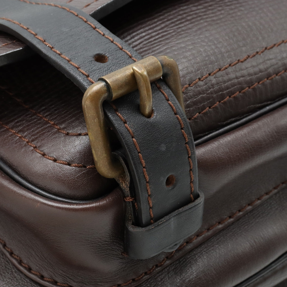 Louis Vuitton Louis Vuitton Utah Reporter Messenger Bag Carf Leather Coffee Tea Brown M92072