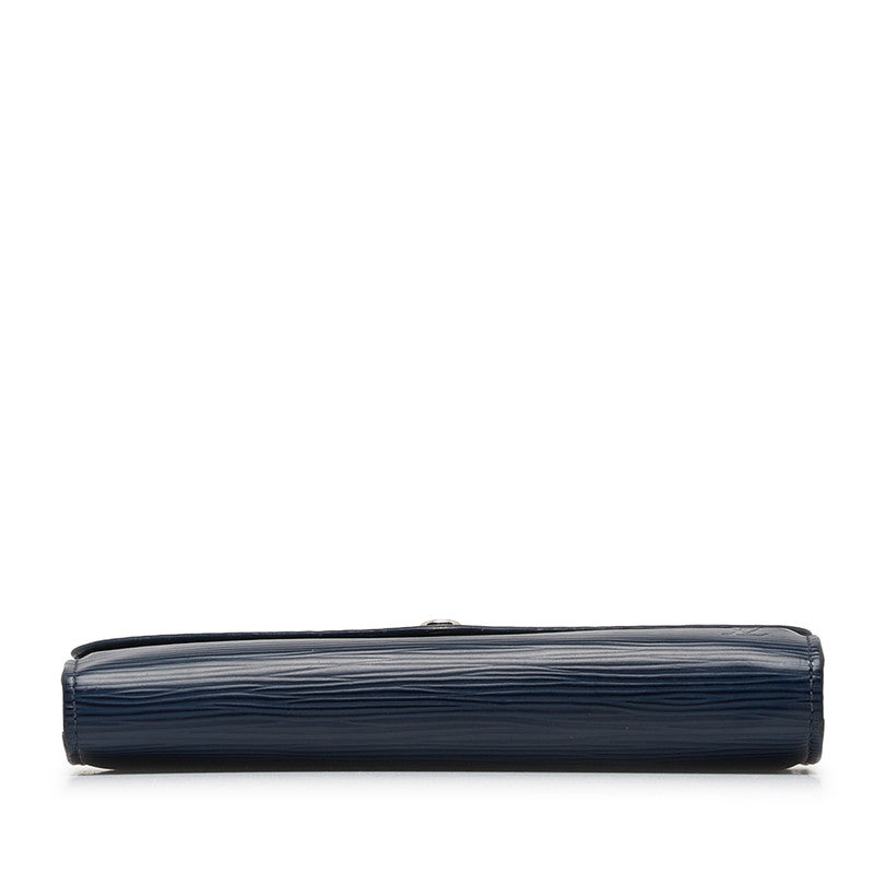 Louis Vuitton Sarah Long Wallet in Epi Indigo Blue M60585