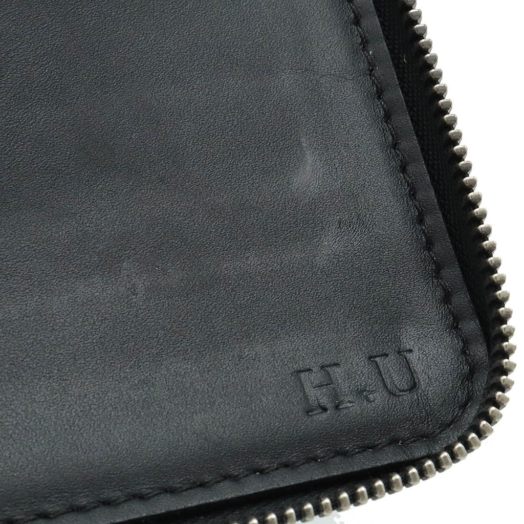 Louis Vuitton Louis Vuitton Utah Jeepy Organizer Round  Long Wallet Carf Leather Basalt Initial Inlet M97026