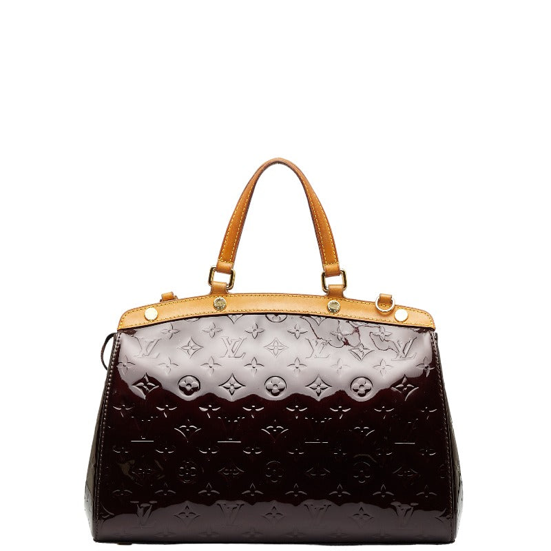 Louis Vuitton Monogram Verney Blair MM Handbag M91690 Rouge Forest Wine Red Patent Leather  Louis Vuitton
