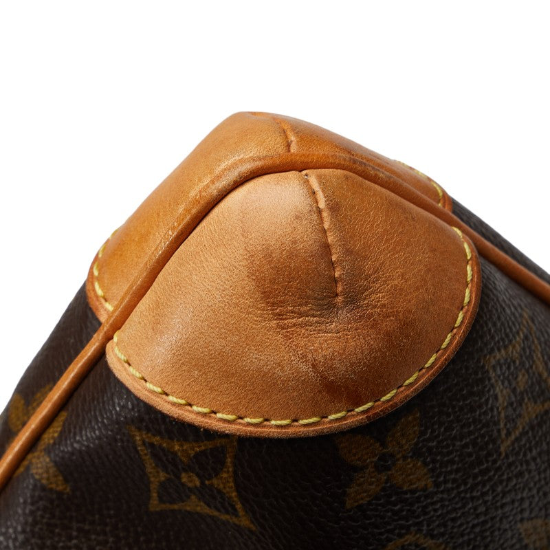Louis Vuitton Monogram M51141 Shoulder Bag PVC/Leather Brown
