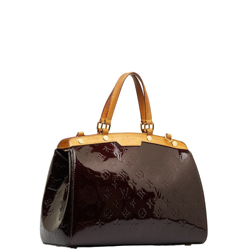Louis Vuitton Monogram Verney Blair MM Handbag M91690 Rouge Forest Wine Red Patent Leather  Louis Vuitton